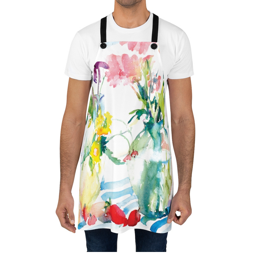 
                  
                    Watery Floral Apron
                  
                