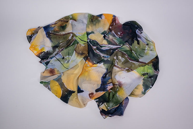 
                  
                    Round Yellow Leaves Scarf
                  
                