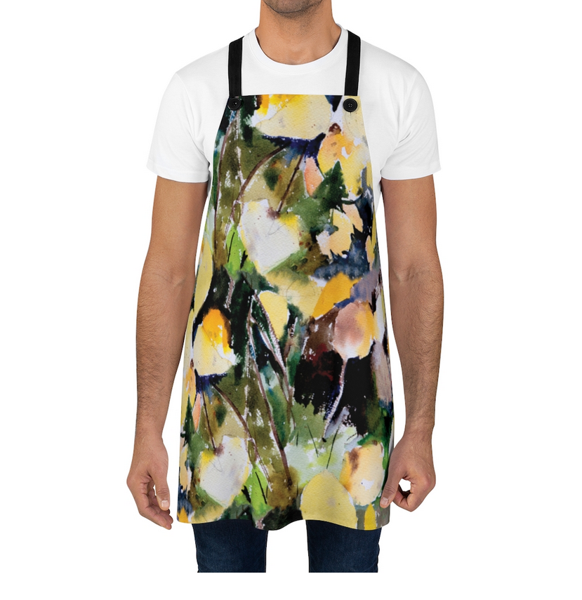 
                  
                    Round Yellow Leaves Apron
                  
                
