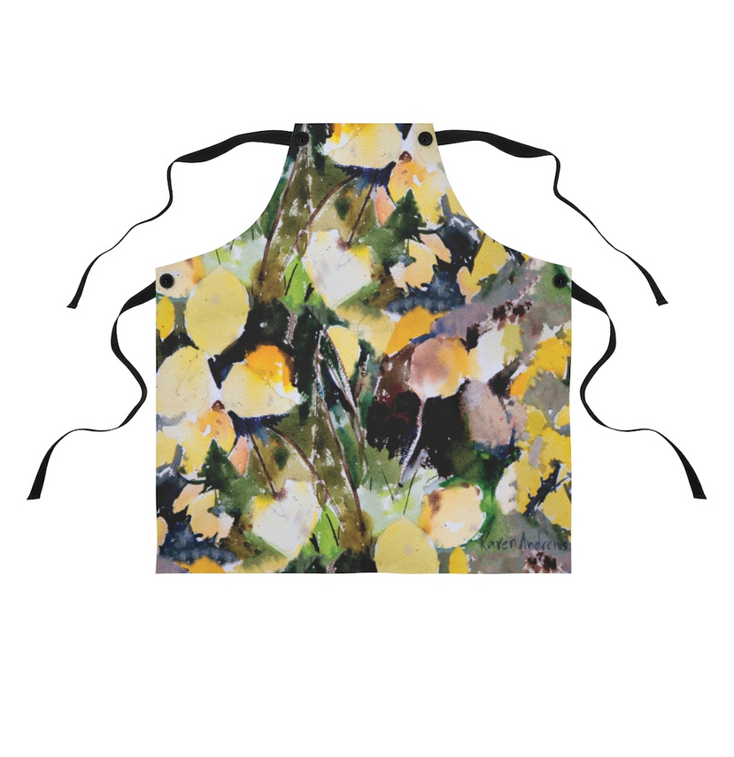 
                  
                    Round Yellow Leaves Apron
                  
                