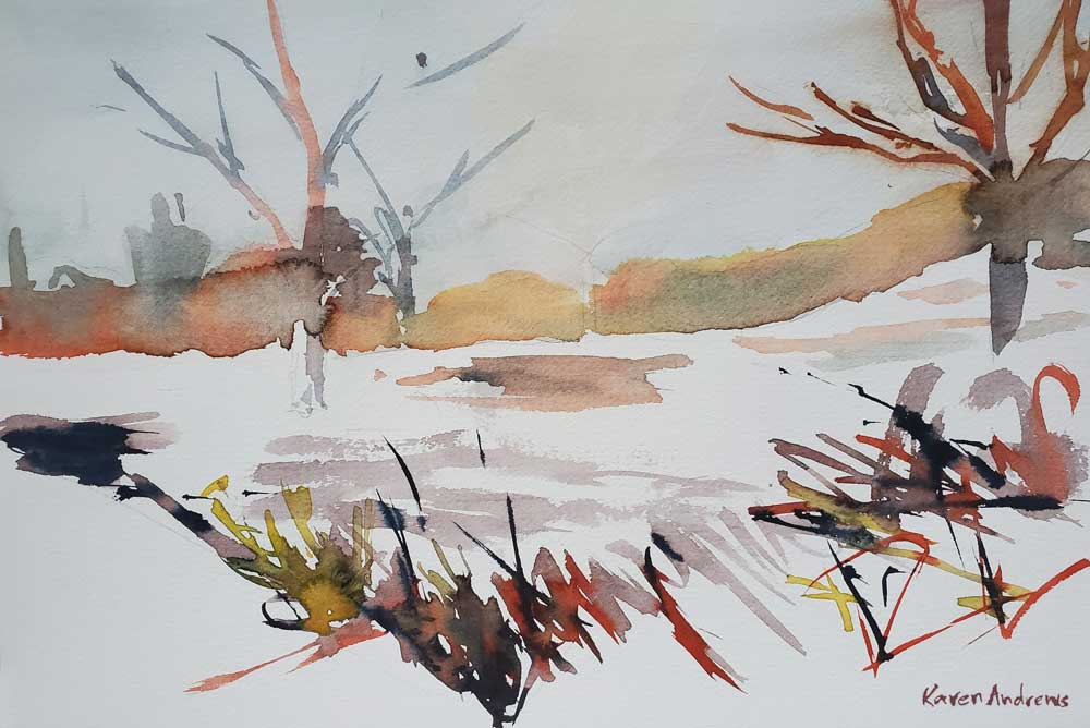 Wintery Field 1