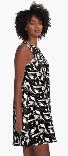 
                  
                    Black and White Boogie (A) A-Line Dress
                  
                