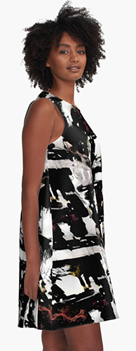 
                  
                    Black and White Boogie (B) A-Line Dress
                  
                