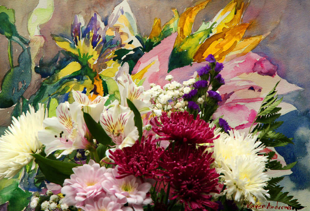 Bursting Bouquet Set of 4 Placemats - Image #1