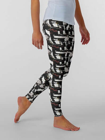 
                  
                    Black and White Boogie (A) Leggings
                  
                